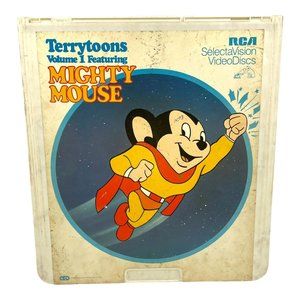Mighty Mouse Vol 1 RCA Selectavision CED Laser Videodisc Movie Film Terrytoons